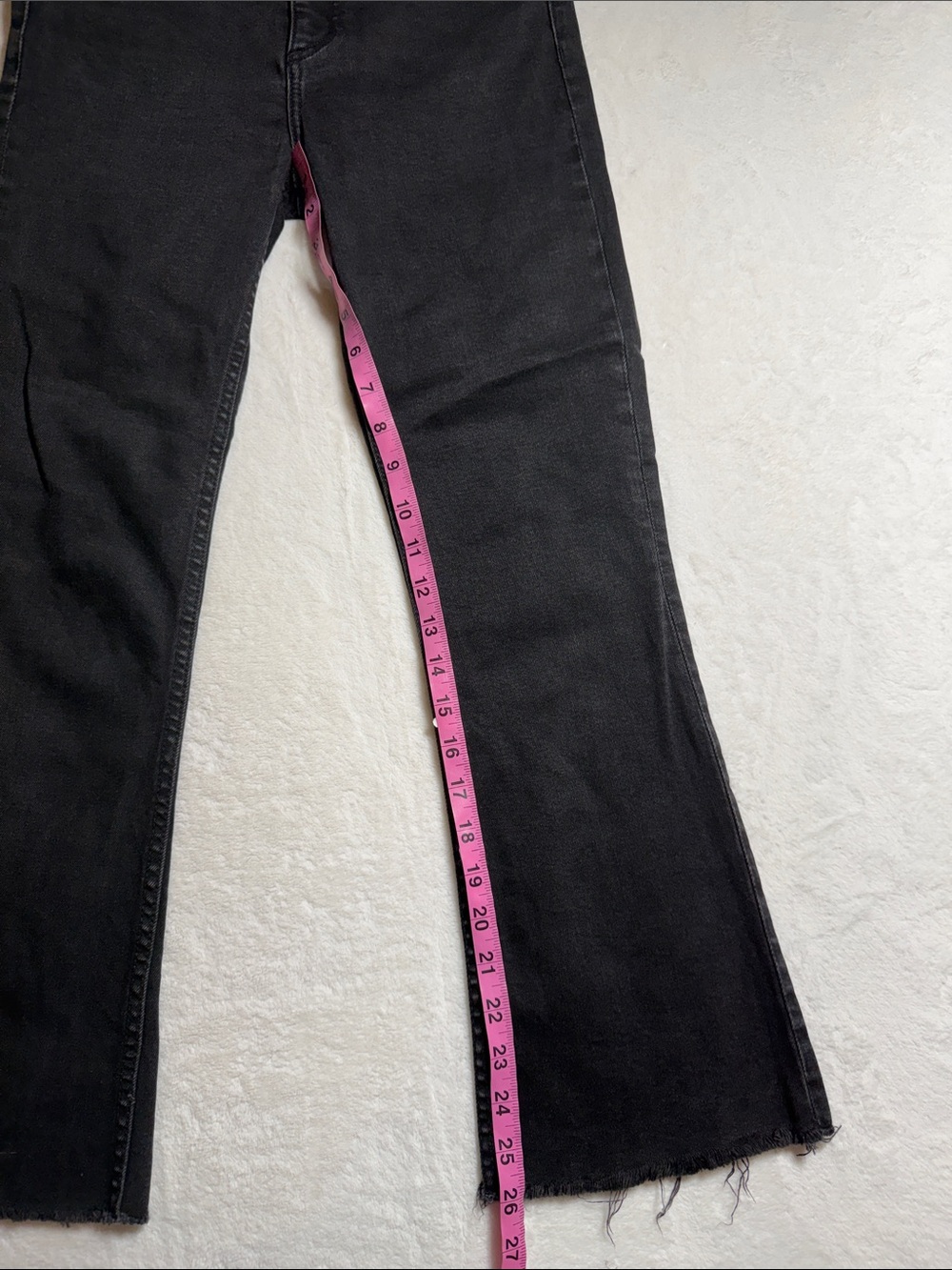 Zara Black High-Rise Flare Jeans - Picture 4 of 9
